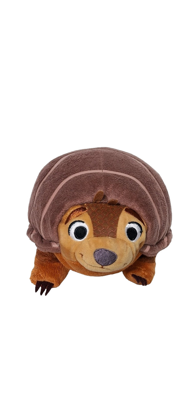Disney Raya and The Last Dragon Tuk Tuk Brown Fold N Roll Stuffed Plush 9 inch